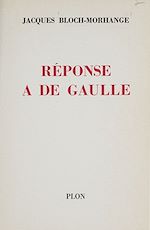 Télécharger le livre :  Réponse à de Gaulle