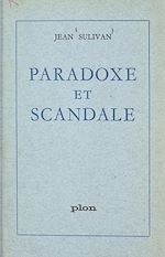 Télécharger le livre :  Paradoxe et scandale