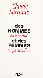 Télécharger le livre :  Des hommes en général et des femmes en particulier