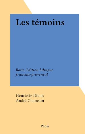 Téléchargez le livre :  Les témoins