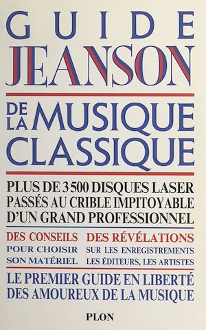 Download the eBook: Guide Jeanson de la musique classique