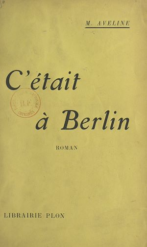 Download the eBook: C'était à Berlin