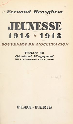 Download the eBook: Jeunesse, 1914-1918