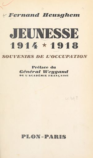 Download the eBook: Jeunesse, 1914-1918