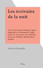 Télécharger le livre :  Les écrivains de la nuit