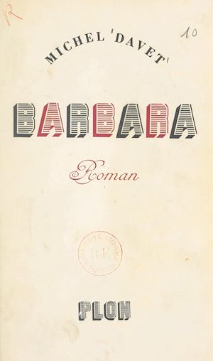 Téléchargez le livre :  Barbara