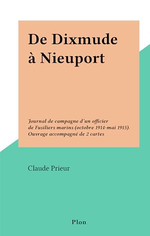 Download the eBook: De Dixmude à Nieuport