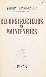 Télécharger le livre :  Reconstructeurs et mainteneurs