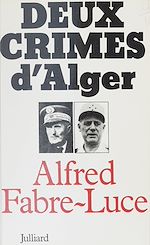 Download this eBook Deux crimes d'Alger
