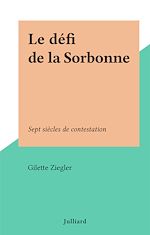 Download this eBook Le défi de la Sorbonne