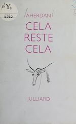 Download this eBook Cela reste cela