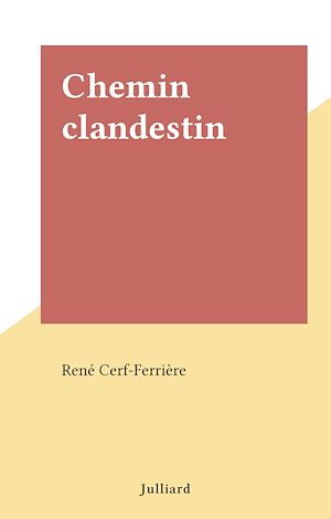 Download the eBook: Chemin clandestin