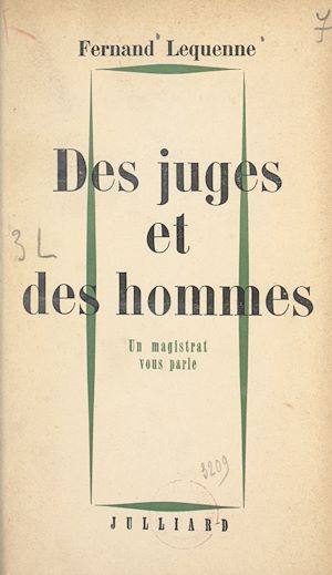 Téléchargez le livre :  Des juges et des hommes