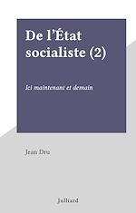 Télécharger le livre :  De l'État socialiste (2)
