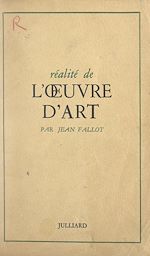 Télécharger le livre :  Réalité de l'œuvre d'art