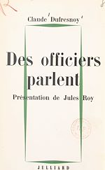 Download this eBook Des officiers parlent