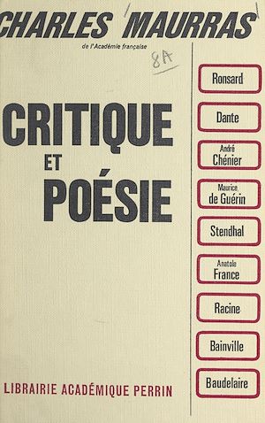 Téléchargez le livre :  Critique et poésie