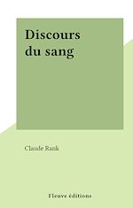 Télécharger le livre :  Discours du sang