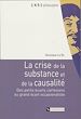 Télécharger le livre :  La crise de la substance et de la causalité