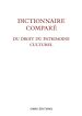 Télécharger le livre :  Dictionnaire comparé du droit du patrimoine culturel