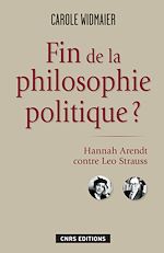Télécharger le livre :  Fin de la philosophie politique ?