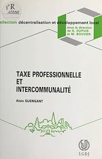 Télécharger le livre :  Taxe professionnelle et intercommunalité