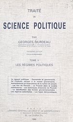 Télécharger le livre :  Traité de science politique (5). Les régimes politiques
