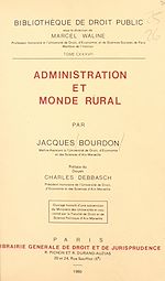 Télécharger le livre :  Administration et monde rural