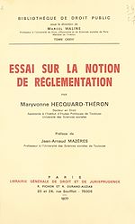 Télécharger le livre :  Essai sur la notion de réglementation