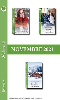 Télécharger le livre :  Pack mensuel Harmony : 3 romans (Novembre 2021)