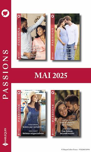 Téléchargez le livre :  Pack mensuel Passions - 8 romans (Mai 2025)