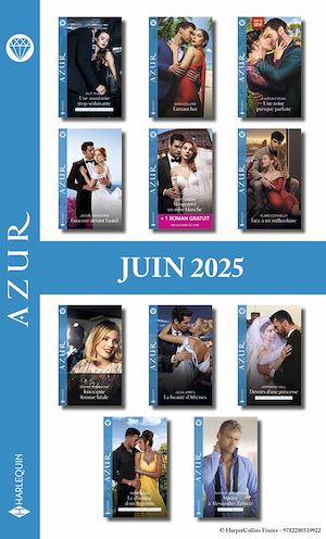 Téléchargez le livre :  Pack mensuel Azur - 11 romans + 1 gratuit (Juin 2025)