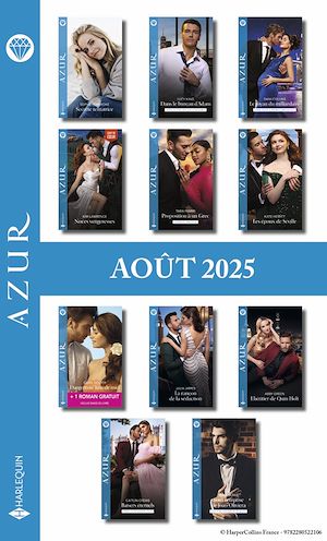 Téléchargez le livre :  Pack mensuel Azur - 11 romans + 1 titre gratuit (Août 2025)