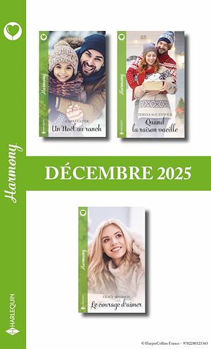 Téléchargez le livre :  Pack mensuel Harmony - 3 romans (Décembre 2025)
