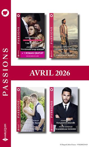Téléchargez le livre :  Pack mensuel Passions - 8 romans + 1 titre gratuit (Avril 2026)