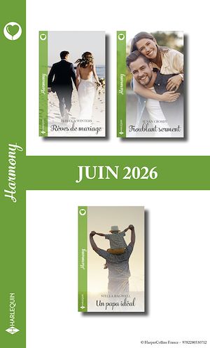 Téléchargez le livre :  Pack mensuel Harmony - 3 romans (Juin 2026)