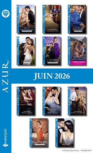 Téléchargez le livre :  Pack mensuel Azur - 11 romans + 1 titre gratuit (Juin 2026)