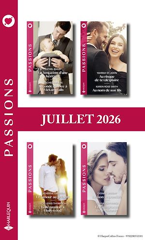 Download the eBook: Pack mensuel Passions - 8 romans (Juillet 2026)