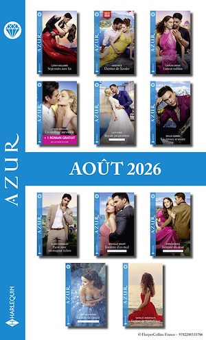 Download the eBook: Pack mensuel Azur - 11 romans + 1 gratuit (Août 2026)