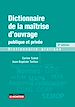Télécharger le livre :  Dictionnaire de la maîtrise d'ouvrage publique et privée
