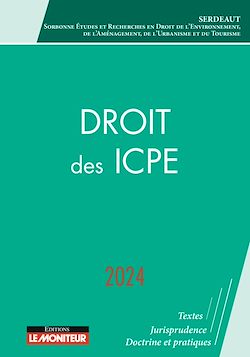 Télécharger le livre :  Droit des ICPE 2024