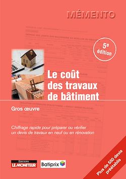 Télécharger le livre :  Le coût des travaux de bâtiment - Gros oeuvre