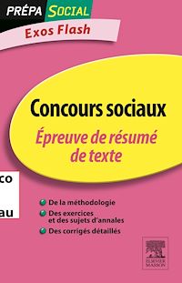 Téléchargez le livre :  Concours sociaux Épreuve de résumé de texte