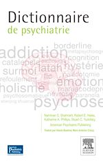 Télécharger le livre :  Dictionnaire de psychiatrie