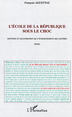 Téléchargez le livre :  L'école de la république sous le choc