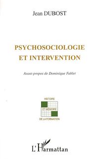 Télécharger le livre :  Psychosociologie et intervention