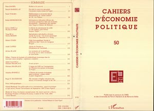 Téléchargez le livre :  Cahiers d'économie politique n°50