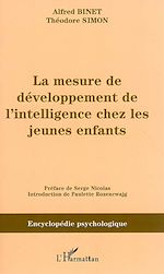 Télécharger le livre :  La mesure du développement de l'intelligence chez les jeunes enfants