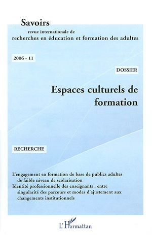 Téléchargez le livre :  Espaces culturels de formation
