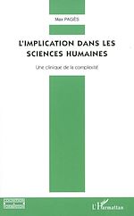 Télécharger le livre :  L'implication dans les sciences humaines